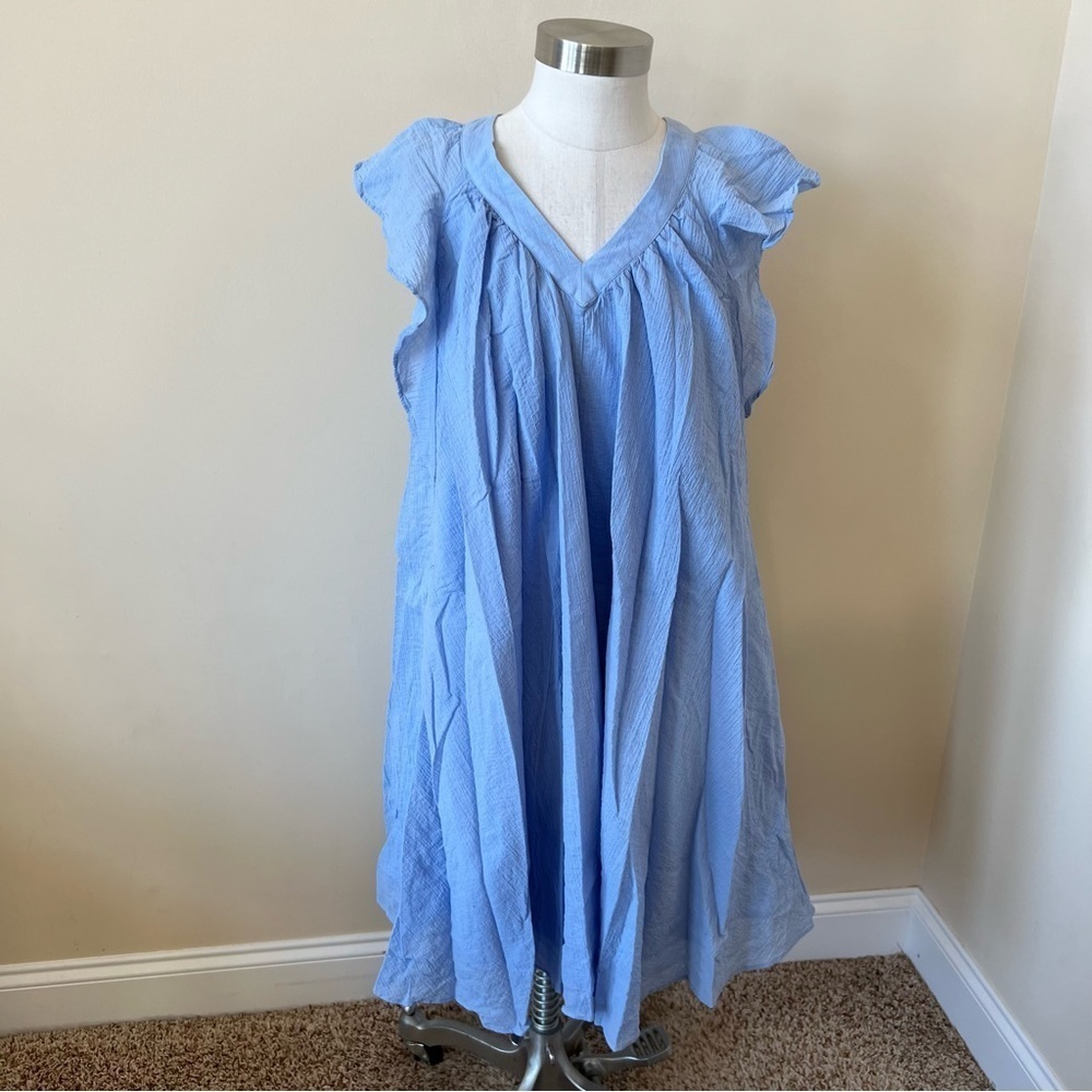 COS ruffle cap sleeve swing dress 17464 - Picture 3 of 12